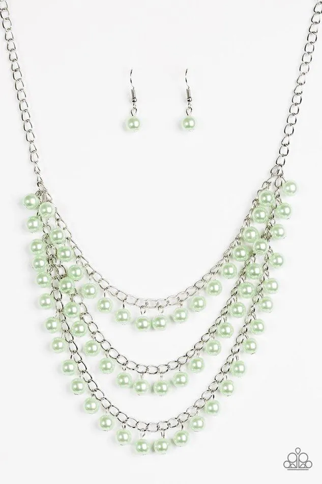 Paparazzi Necklace Chicly Classic Green Paparazzi Jewelry Necklaces