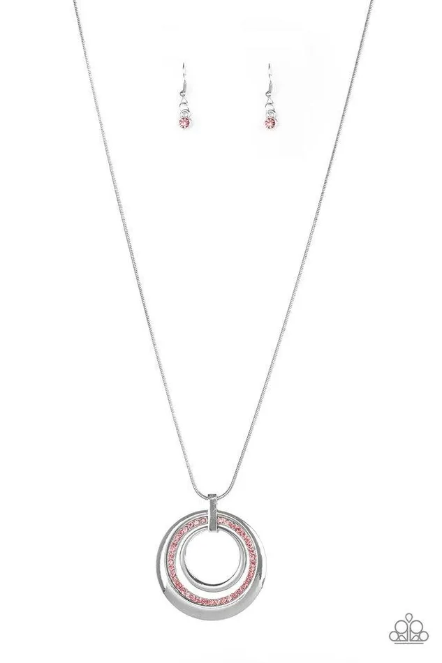 Paparazzi Necklace Gather Around Gorgeous Pink Paparazzi Jewelry Necklaces