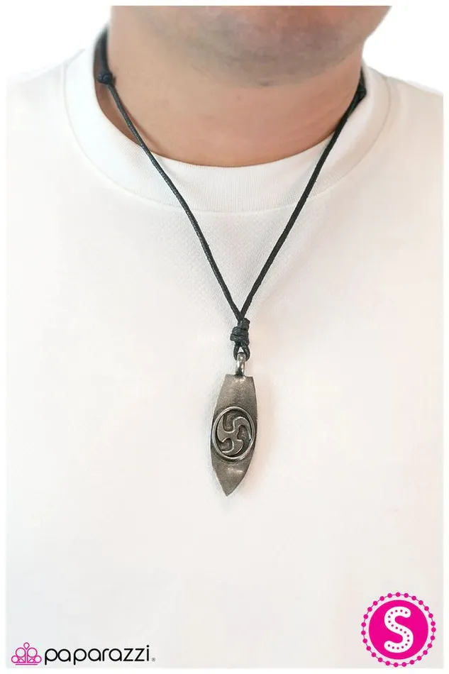 Paparazzi Necklace Hang Loose Black Paparazzi Jewelry Necklaces