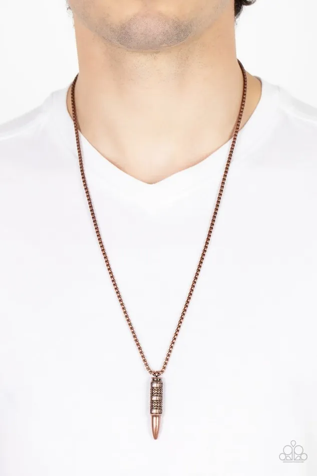 Paparazzi Necklace Highland Hunter Copper Paparazzi Jewelry Necklaces