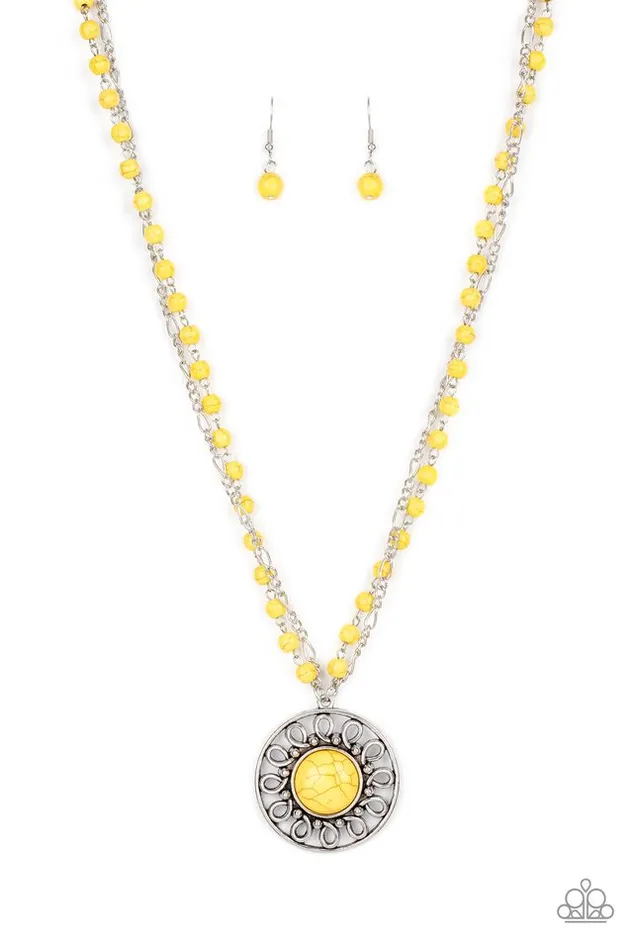 Paparazzi Necklace Sahara Suburb Yellow Paparazzi Jewelry Necklaces Paparazzi Necklace Sahara Suburb Yellow Paparazzi Jewelry Necklaces