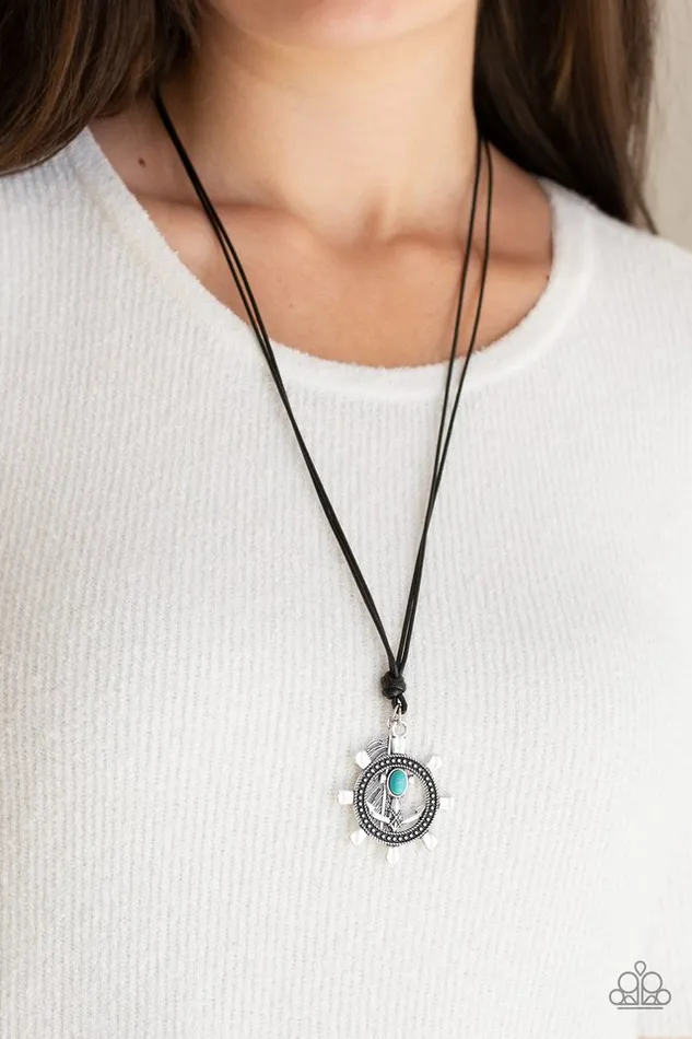 Paparazzi Necklace Sea Bird Blue Paparazzi Jewelry Necklaces