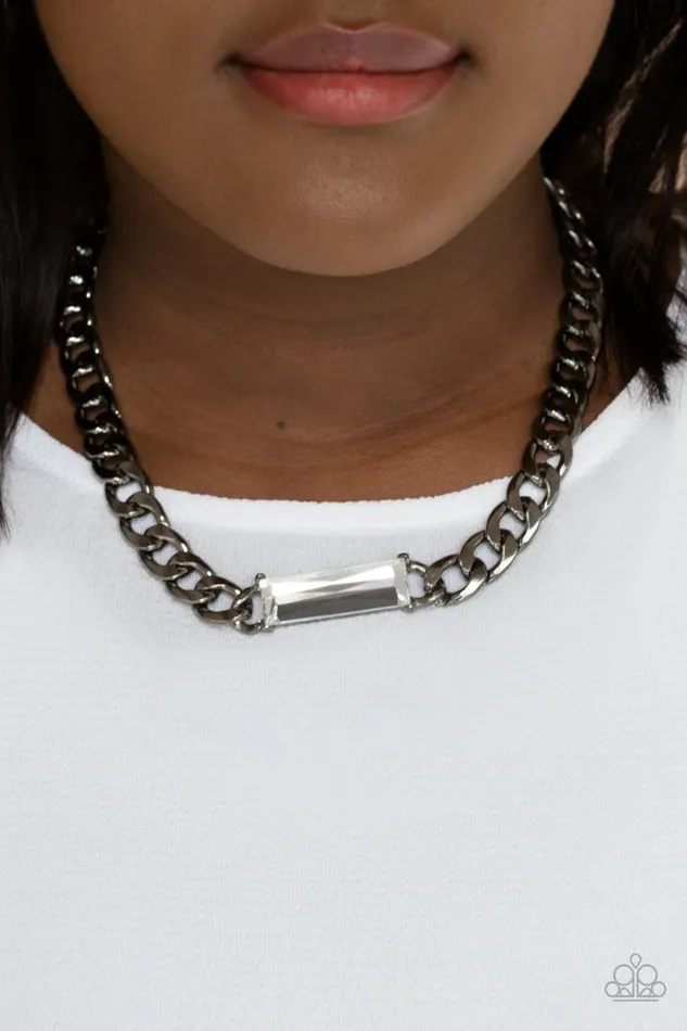 Paparazzi Necklace Urban Royalty Black Paparazzi Jewelry Necklaces