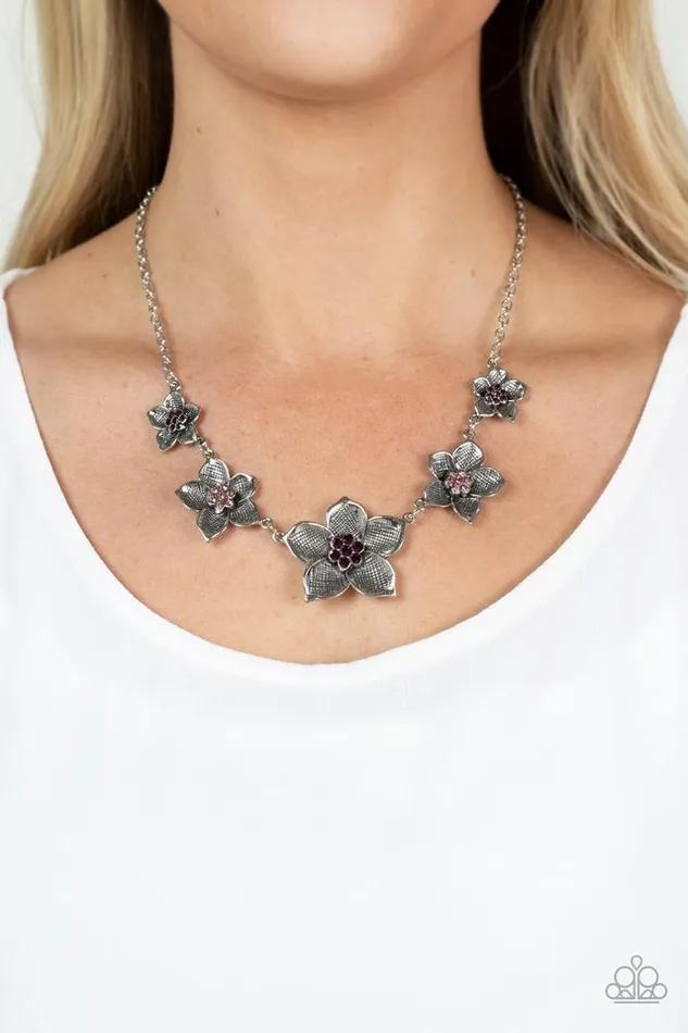 Paparazzi Necklace Wallflower Wonderland Purple Paparazzi Jewelry Necklaces