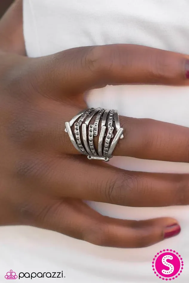 Paparazzi Ring A Stitch In Time Silver Paparazzi Jewelry Rings