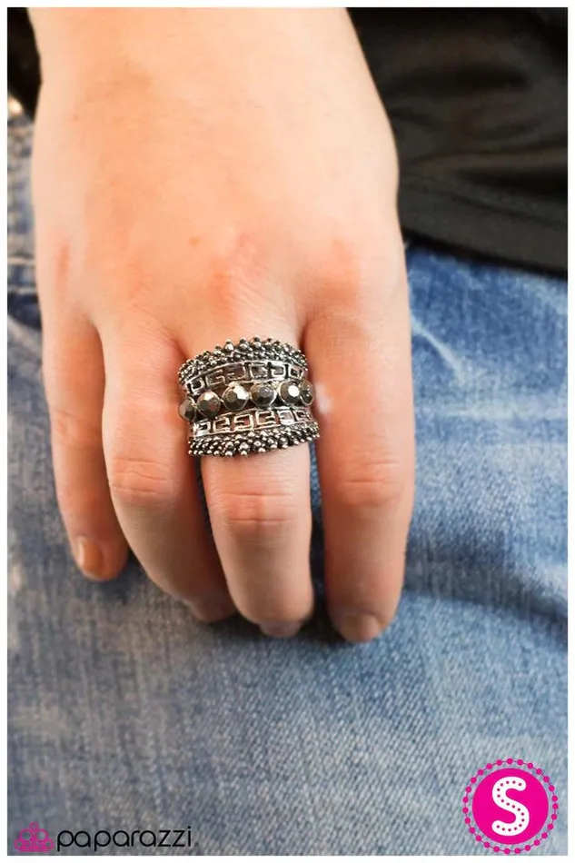 Paparazzi Ring Attention Please Silver Paparazzi Jewelry Rings