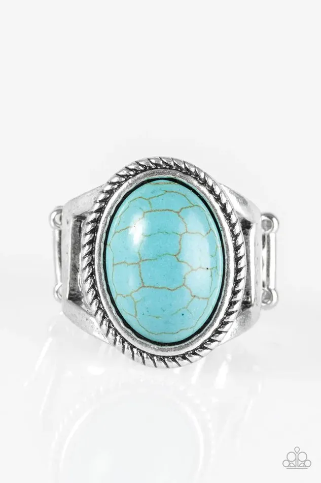Paparazzi Ring Country Crew Blue Paparazzi Jewelry Rings