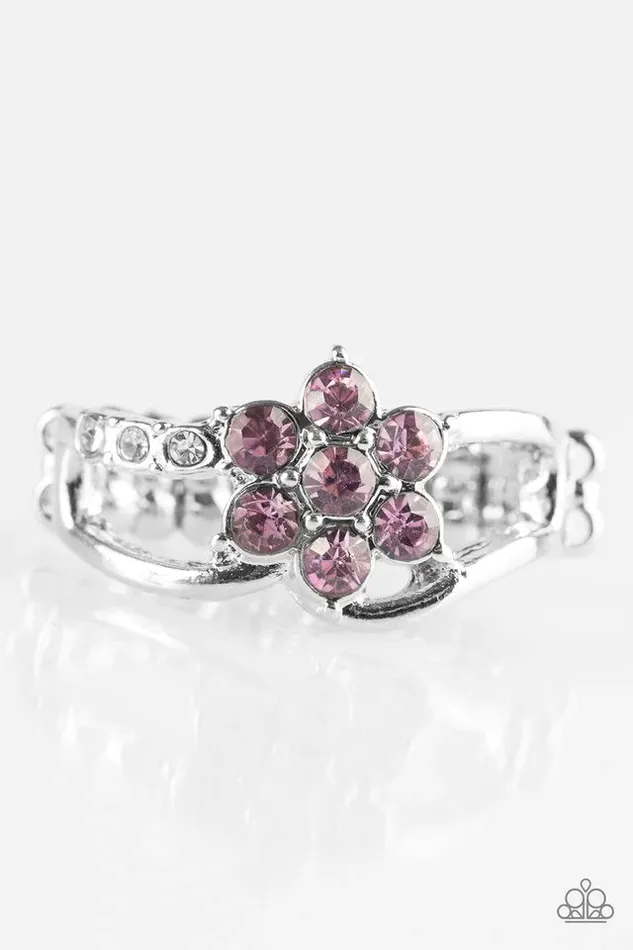 Paparazzi Ring Garden Gleam Purple Paparazzi Jewelry Rings