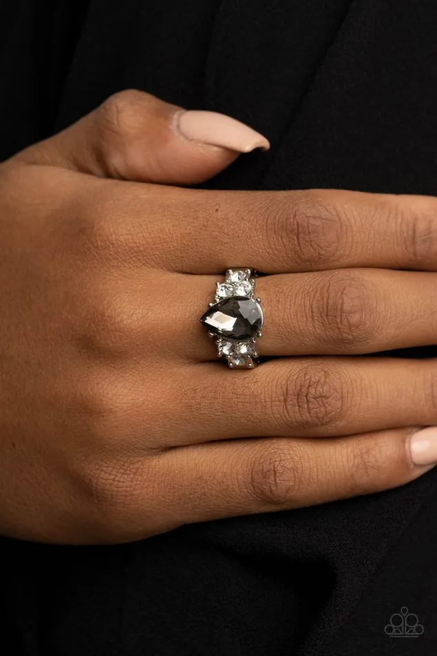 Paparazzi Ring Happily Ever Eloquent Silver Paparazzi Jewelry Rings