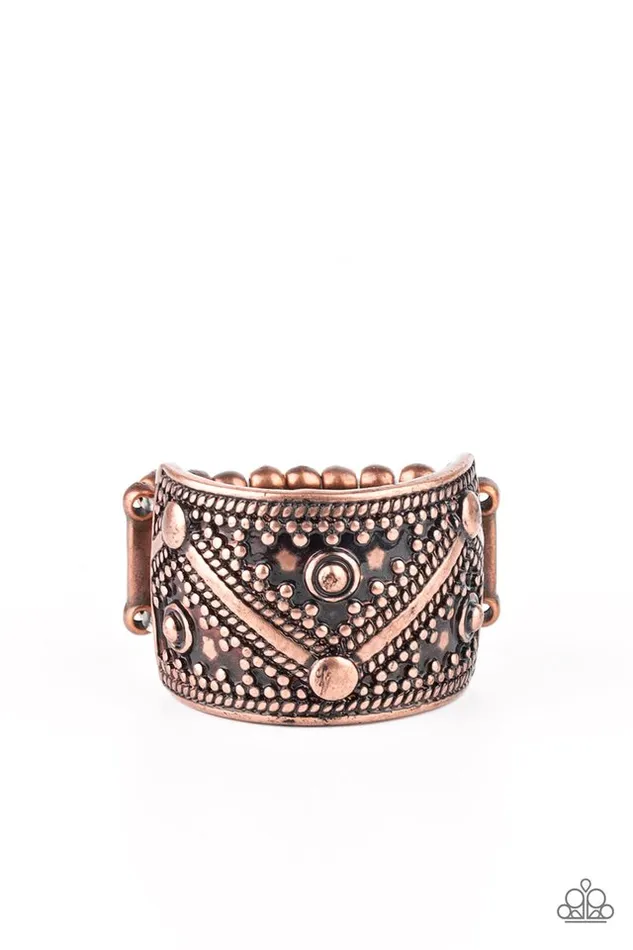 Paparazzi Ring Primal Patterns Copper Paparazzi Jewelry Rings Paparazzi Ring Primal Patterns Copper Paparazzi Jewelry Rings