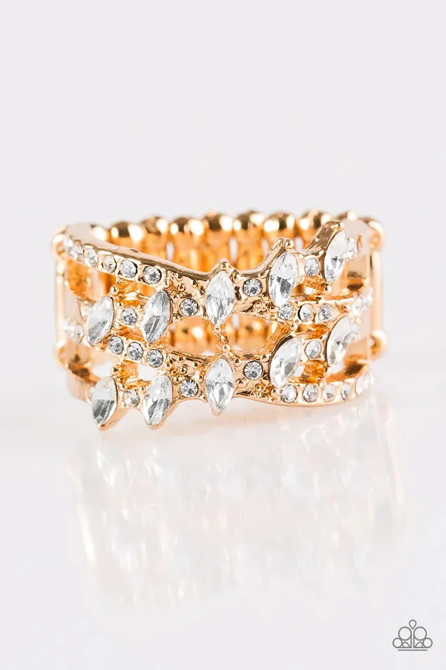 Paparazzi Ring Shimmering Success Gold Paparazzi Jewelry Rings
