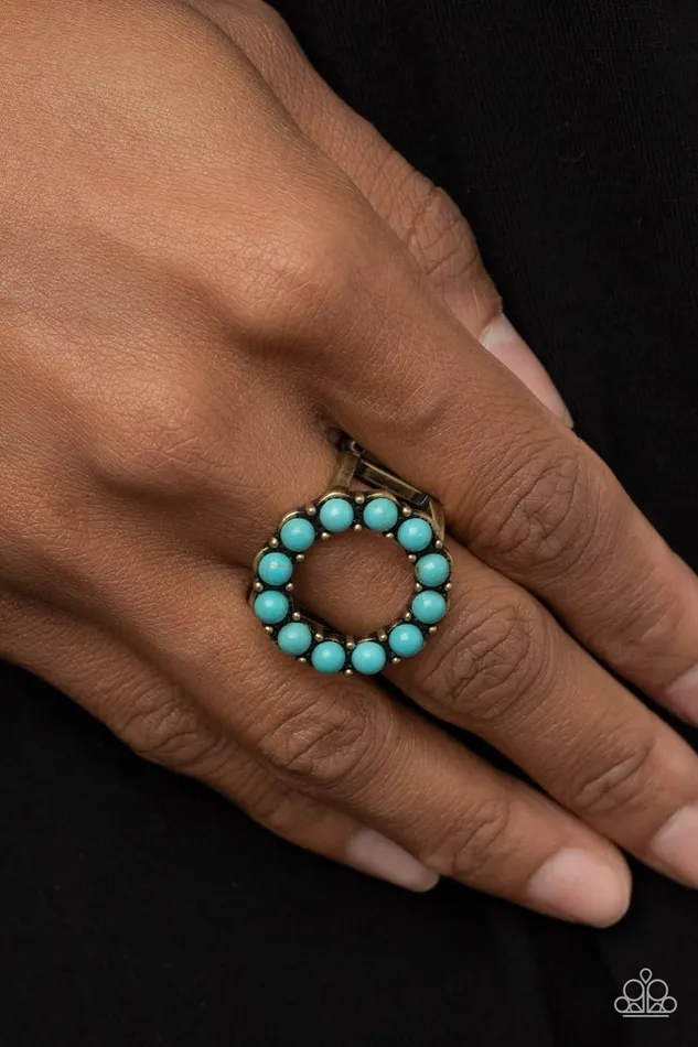 Paparazzi Ring Stone Circles Brass Paparazzi Jewelry Rings