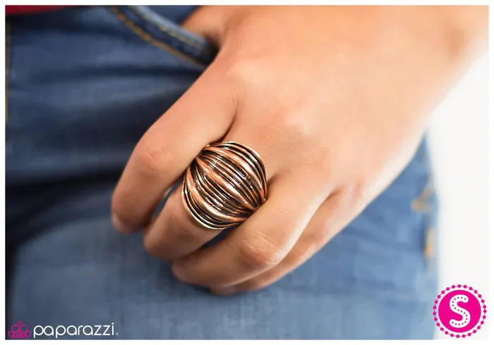 Paparazzi Ring Trailblazer Copper Paparazzi Jewelry Rings