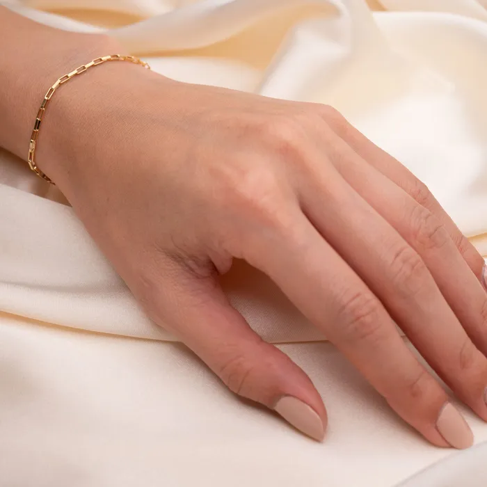 RG Bracelets Gold Filled Box Bracelet