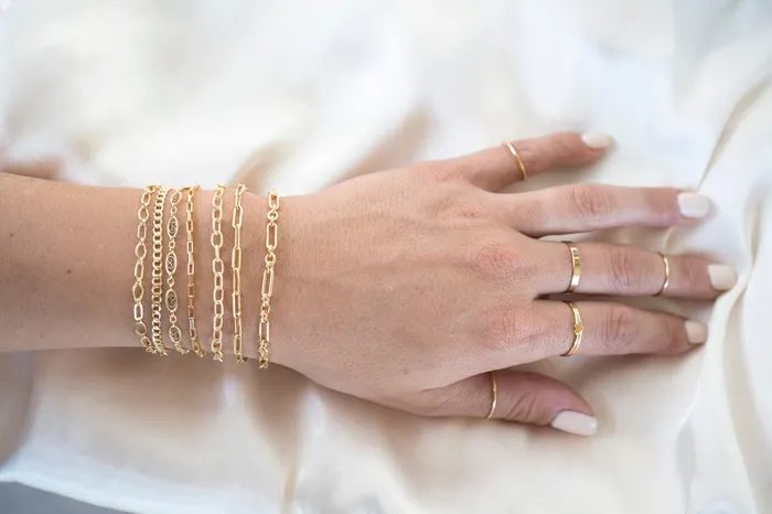 RG Bracelets Gold Filled Box Bracelet