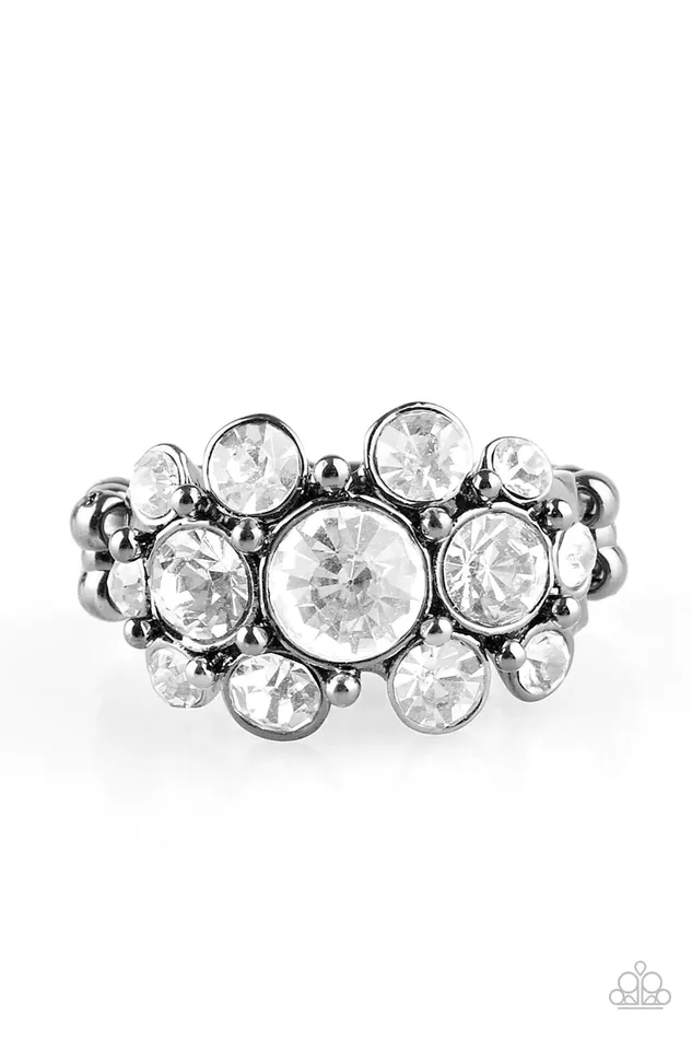 Rings Paparazzi Jewelry Paparazzi Ring Billion Dollar Bombshell Black