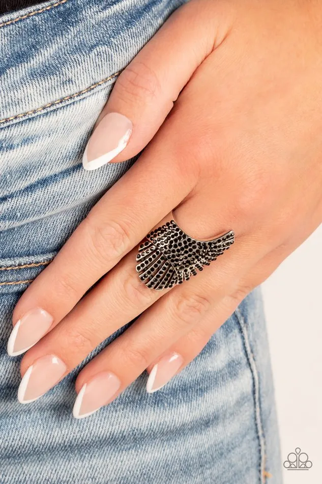 Rings Paparazzi Jewelry Paparazzi Ring Express YourSELFIE Black