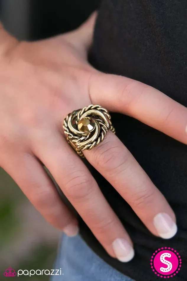 Rings Paparazzi Jewelry Paparazzi Ring Eye Of The Hurricane Brass