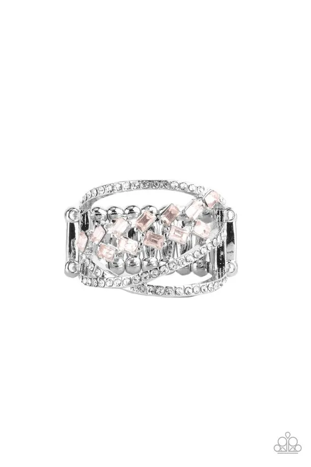 Rings Paparazzi Jewelry Paparazzi Ring Lavishly Luminary Pink Rings Paparazzi Jewelry Paparazzi Ring Lavishly Luminary Pink