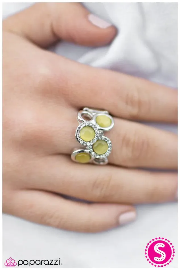 Rings Paparazzi Jewelry Paparazzi Ring Pour The Bubbly Yellow
