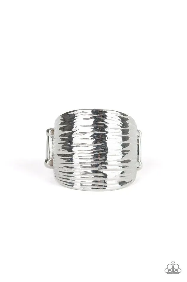 Rings Paparazzi Jewelry Paparazzi Ring Rippling Rivers Silver
