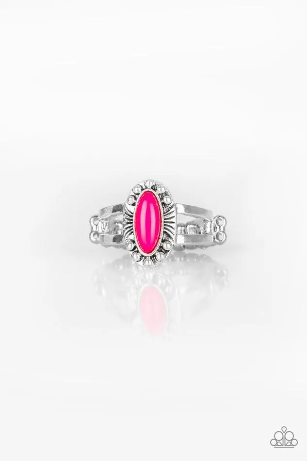Rings Paparazzi Jewelry Paparazzi Ring Zest Quest Pink