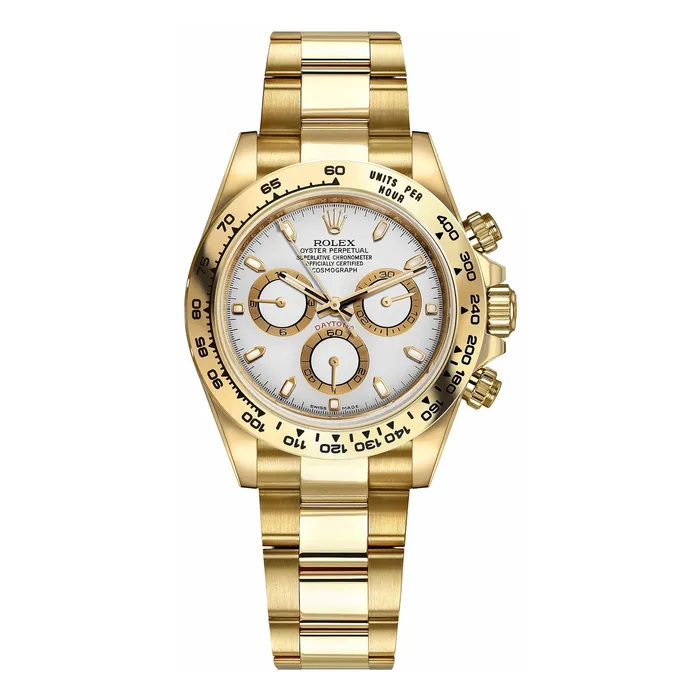 Rolex Bracelets Rolex Cosmograph Daytona 40mm Ref 1165080001 White Index Dial 18K Yellow Gold Oyster Bracelet Mens Watch Rolex Bracelets Rolex Cosmograph Daytona 40mm Ref 1165080001 White Index Dial 18K Yellow Gold Oyster Bracelet Mens Watch