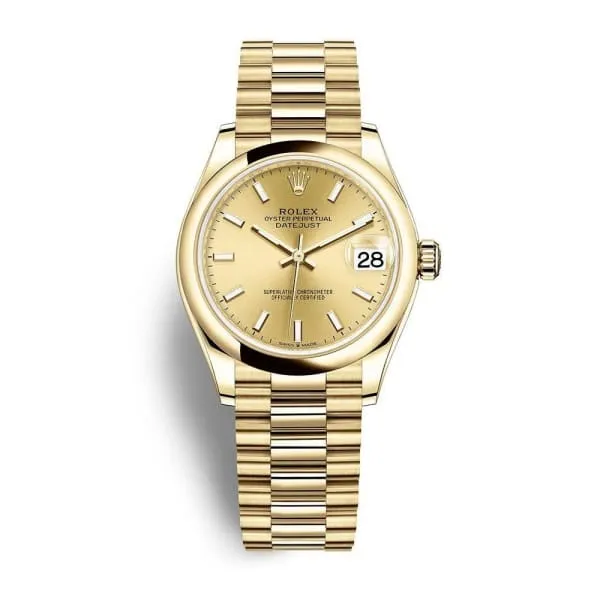 Rolex Bracelets Rolex Datejust 31mm Ref 2782480040 Champagne Dial 18K Yellow Gold Presidential Bracelet Womens Watch Rolex Bracelets Rolex Datejust 31mm Ref 2782480040 Champagne Dial 18K Yellow Gold Presidential Bracelet Womens Watch