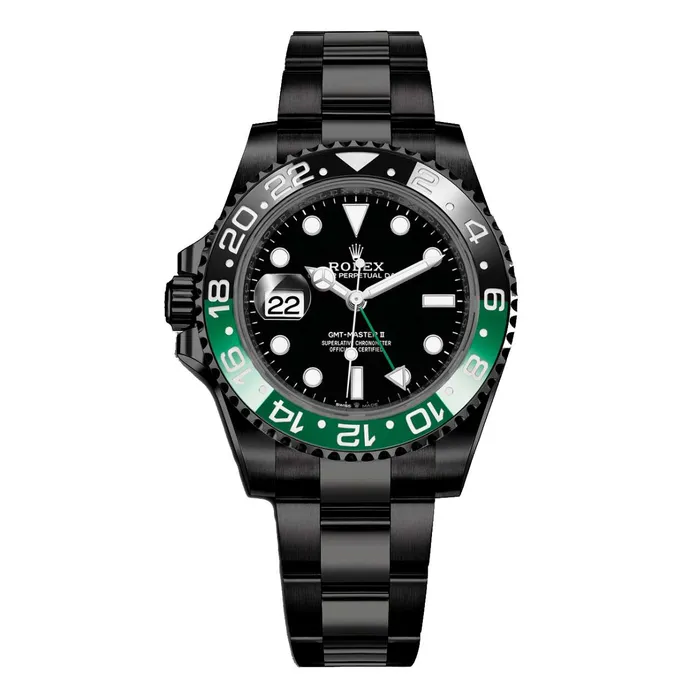 Rolex Bracelets Rolex GMTMaster II Sprite 40mm Ref 126720VTNR Black Dial Green Black Bezel PVD Stainless Steel Oyster Bracelet Rolex Bracelets Rolex GMTMaster II Sprite 40mm Ref 126720VTNR Black Dial Green Black Bezel PVD Stainless Steel Oyster Bracelet