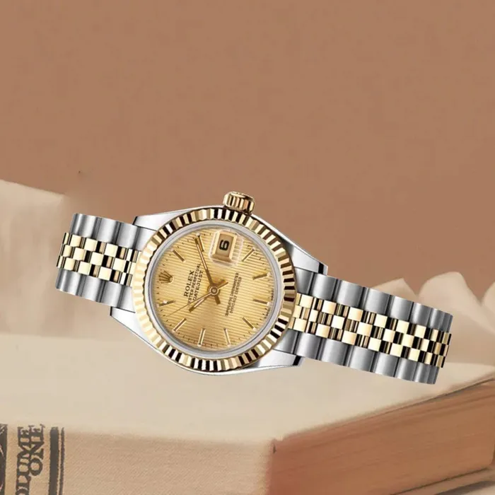 Rolex Bracelets Rolex Lady Datejust 26mm Ref 79173 Champagne Tapestry Dial Two Tone Stainless Steel 18K Yellow Gold Jubilee Bracelet Womens Watch Rolex Bracelets Rolex Lady Datejust 26mm Ref 79173 Champagne Tapestry Dial Two Tone Stainless Steel 18K Yellow Gold Jubilee Bracelet Womens Watch
