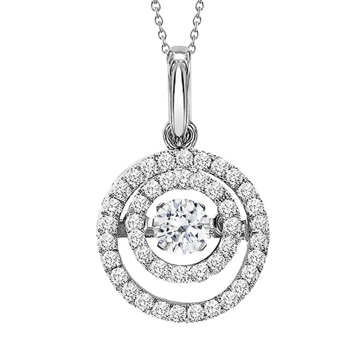 270 Carats Circle Style Pendant Necklace Natural Earth Mined Diamonds White Gold 14K GB Necklaces 270 Carats Circle Style Pendant Necklace Natural Earth Mined Diamonds White Gold 14K GB Necklaces