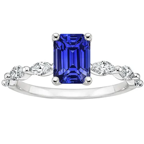 Accented Engagement Ring Emerald Ceylon Sapphire Natural Earth Mined Diamond 450 Carats HarryChadEntcom Rings Accented Engagement Ring Emerald Ceylon Sapphire Natural Earth Mined Diamond 450 Carats HarryChadEntcom Rings