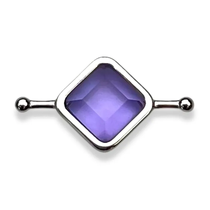 Birthstone CrossBar Element MyCONQUERing Necklaces