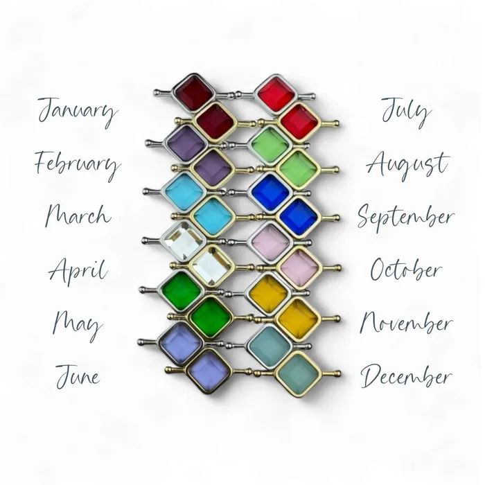 Birthstone CrossBar Element MyCONQUERing Necklaces