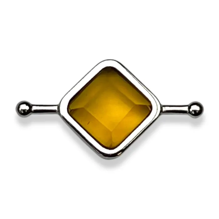 Birthstone CrossBar Element MyCONQUERing Necklaces