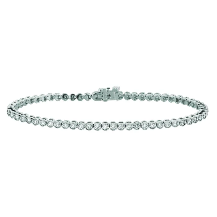 Bracelets Natural Earth Mined Diamond Tennis Bracelet 3 Carats 14K White Gold HarryChadEntcom Bracelets Natural Earth Mined Diamond Tennis Bracelet 3 Carats 14K White Gold HarryChadEntcom