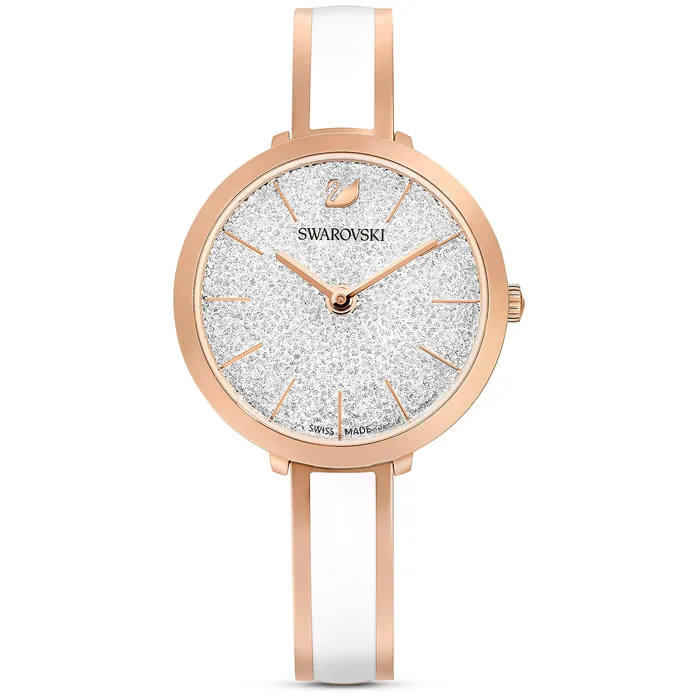 Bracelets Swarovski Swarovski Crystalline RoseGold Metal Bracelet Wristwatch White Bracelets Swarovski Swarovski Crystalline RoseGold Metal Bracelet Wristwatch White