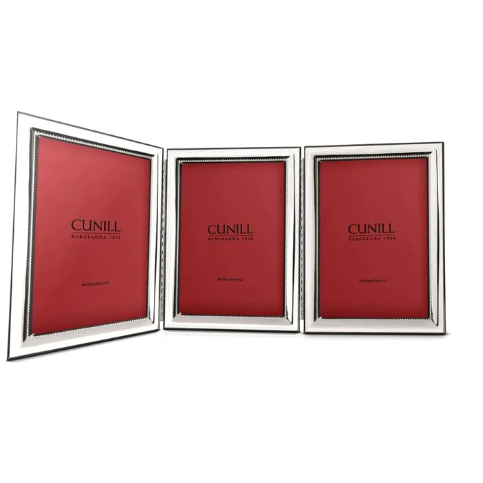 Cunill 925 Sterling Isabella Hinged Triple 4x6 Picture Frame Cunill Necklaces Cunill 925 Sterling Isabella Hinged Triple 4x6 Picture Frame Cunill Necklaces