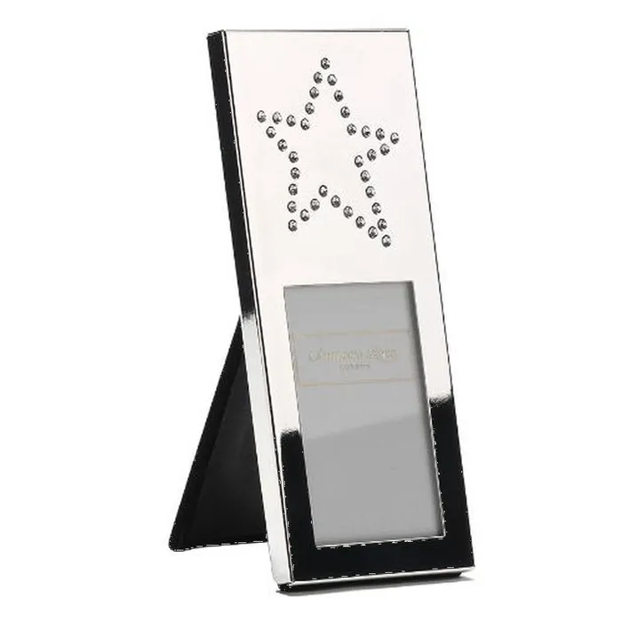 Earrings Addison Ross Addison Ross 2x3 Star Silver Plated Diamante Frame