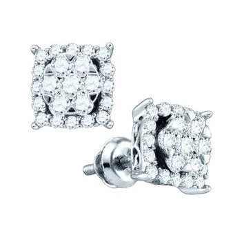 Earrings GB Studs Earring Women 3 Ct Round Cut Prong Set Natural Earth Mined Diamonds White Gold Earrings GB Studs Earring Women 3 Ct Round Cut Prong Set Natural Earth Mined Diamonds White Gold