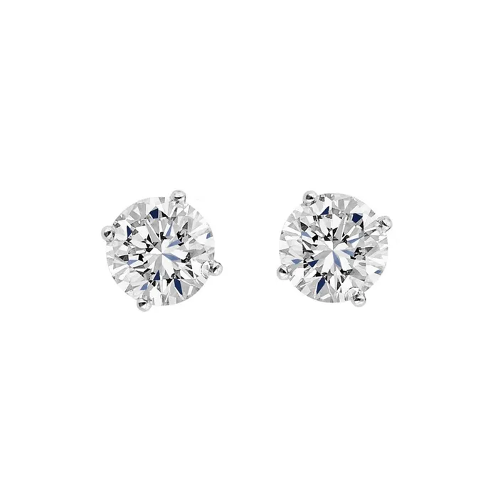 GB 320 Ct Round Cut Natural Earth Mined Diamonds Studs Earring White Gold 14K Earrings GB 320 Ct Round Cut Natural Earth Mined Diamonds Studs Earring White Gold 14K Earrings