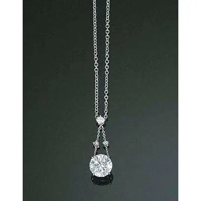 GB Necklaces Brilliant Cut Natural Earth Mined Diamond Necklace For Women GB Necklaces Brilliant Cut Natural Earth Mined Diamond Necklace For Women