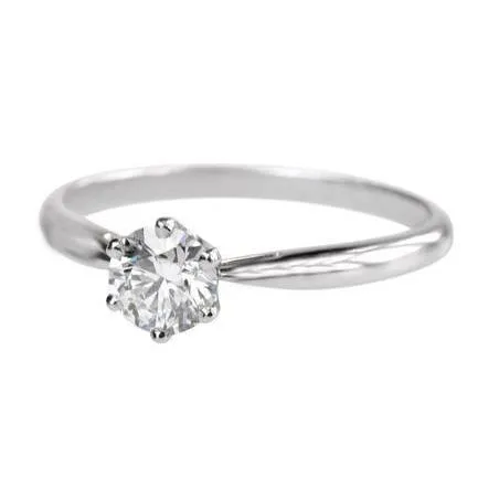 GB Rings 150 Carat Natural Earth Mined Diamond Solitaire Ring 14K White Gold GB Rings 150 Carat Natural Earth Mined Diamond Solitaire Ring 14K White Gold
