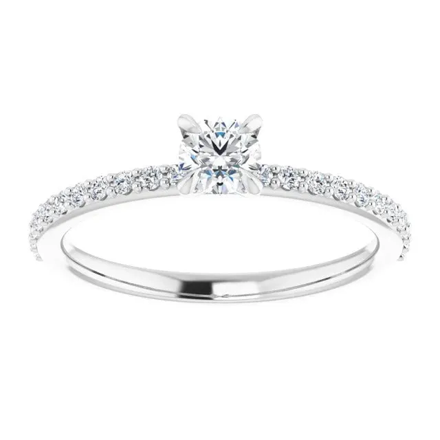 GB Rings 165 Carats Natural Earth Mined Diamond Engagement Ring Four Prong White Gold 14K GB Rings 165 Carats Natural Earth Mined Diamond Engagement Ring Four Prong White Gold 14K