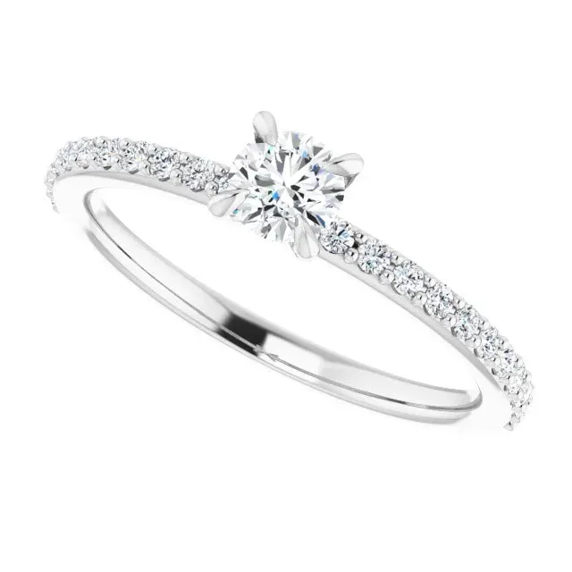 GB Rings 165 Carats Natural Earth Mined Diamond Engagement Ring Four Prong White Gold 14K GB Rings 165 Carats Natural Earth Mined Diamond Engagement Ring Four Prong White Gold 14K