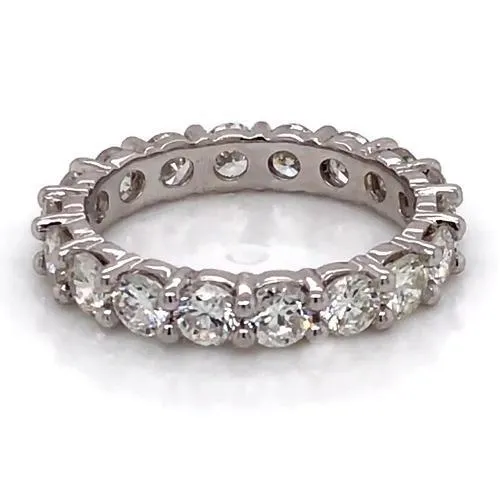 GB Rings Eternity Band Round Natural Earth Mined Diamond 360 Carats White Gold 14K GB Rings Eternity Band Round Natural Earth Mined Diamond 360 Carats White Gold 14K