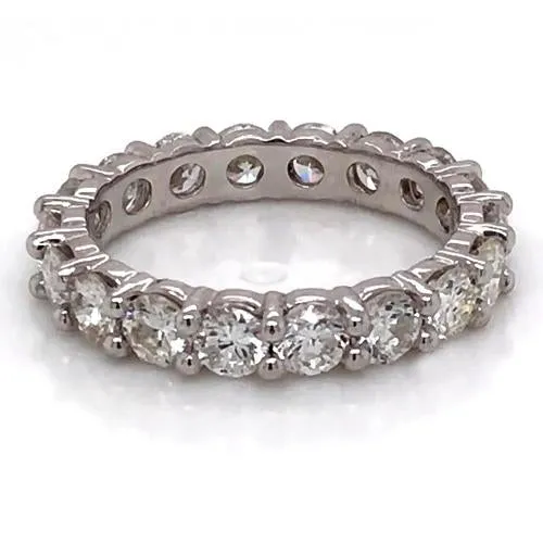 GB Rings Eternity Band Round Natural Earth Mined Diamond 360 Carats White Gold 14K GB Rings Eternity Band Round Natural Earth Mined Diamond 360 Carats White Gold 14K