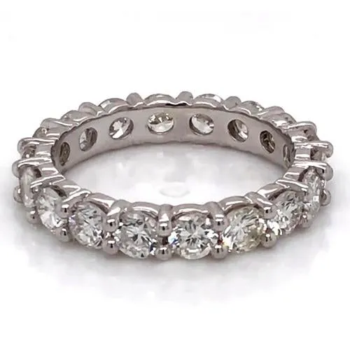 GB Rings Eternity Band Round Natural Earth Mined Diamond 360 Carats White Gold 14K GB Rings Eternity Band Round Natural Earth Mined Diamond 360 Carats White Gold 14K