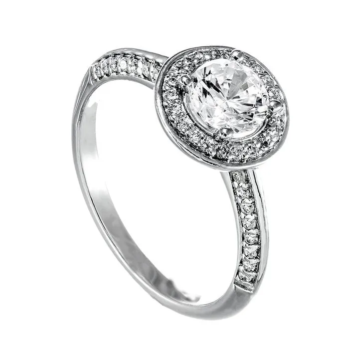 GB Rings Sparkling Natural Earth Mined Diamond Engagement Ring Halo 240 Carats GB Rings Sparkling Natural Earth Mined Diamond Engagement Ring Halo 240 Carats