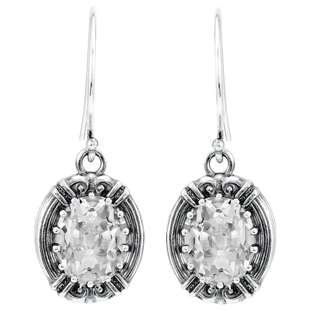 HarryChadEntcom Earrings Ladies Real Diamond Oval Old Miner Dangle Earrings Antique Style 6 Carats HarryChadEntcom Earrings Ladies Real Diamond Oval Old Miner Dangle Earrings Antique Style 6 Carats